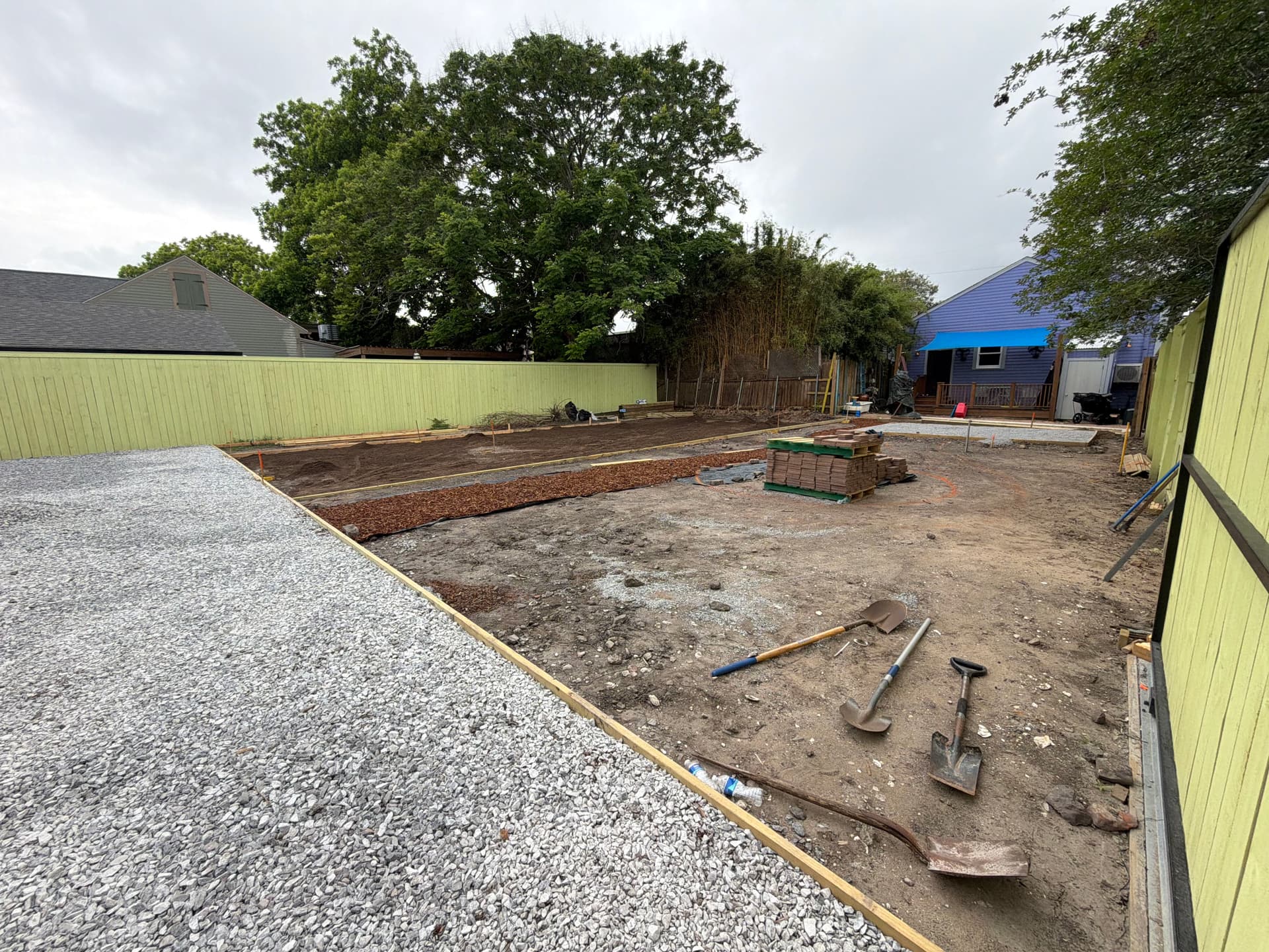 Full Backyard Redesign From Bare Dirt to Backyard Oasis in New Orleans image