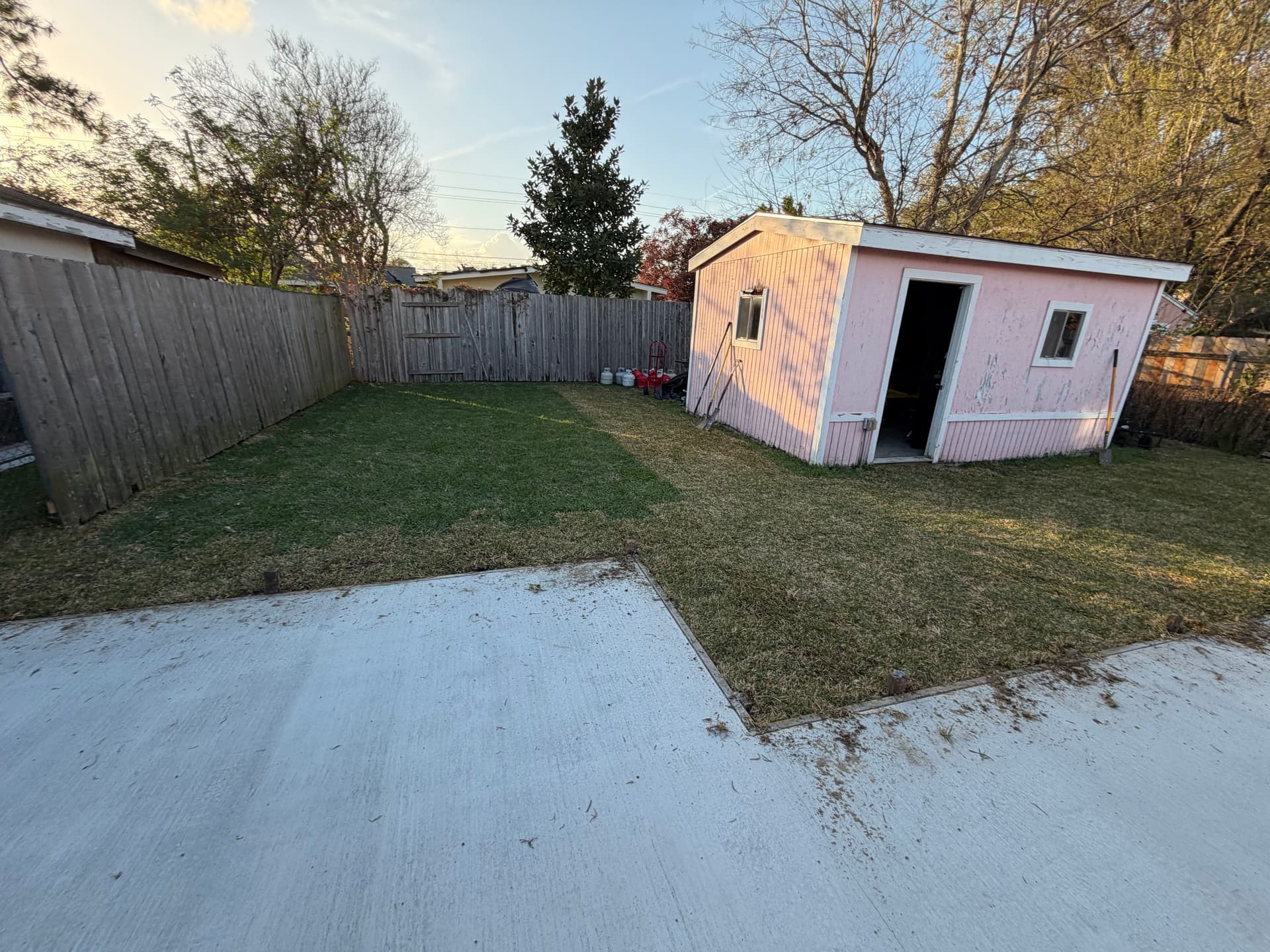 Gallery photos for Backyard Lawn Makeover with St. Augustine Grass: Image #2