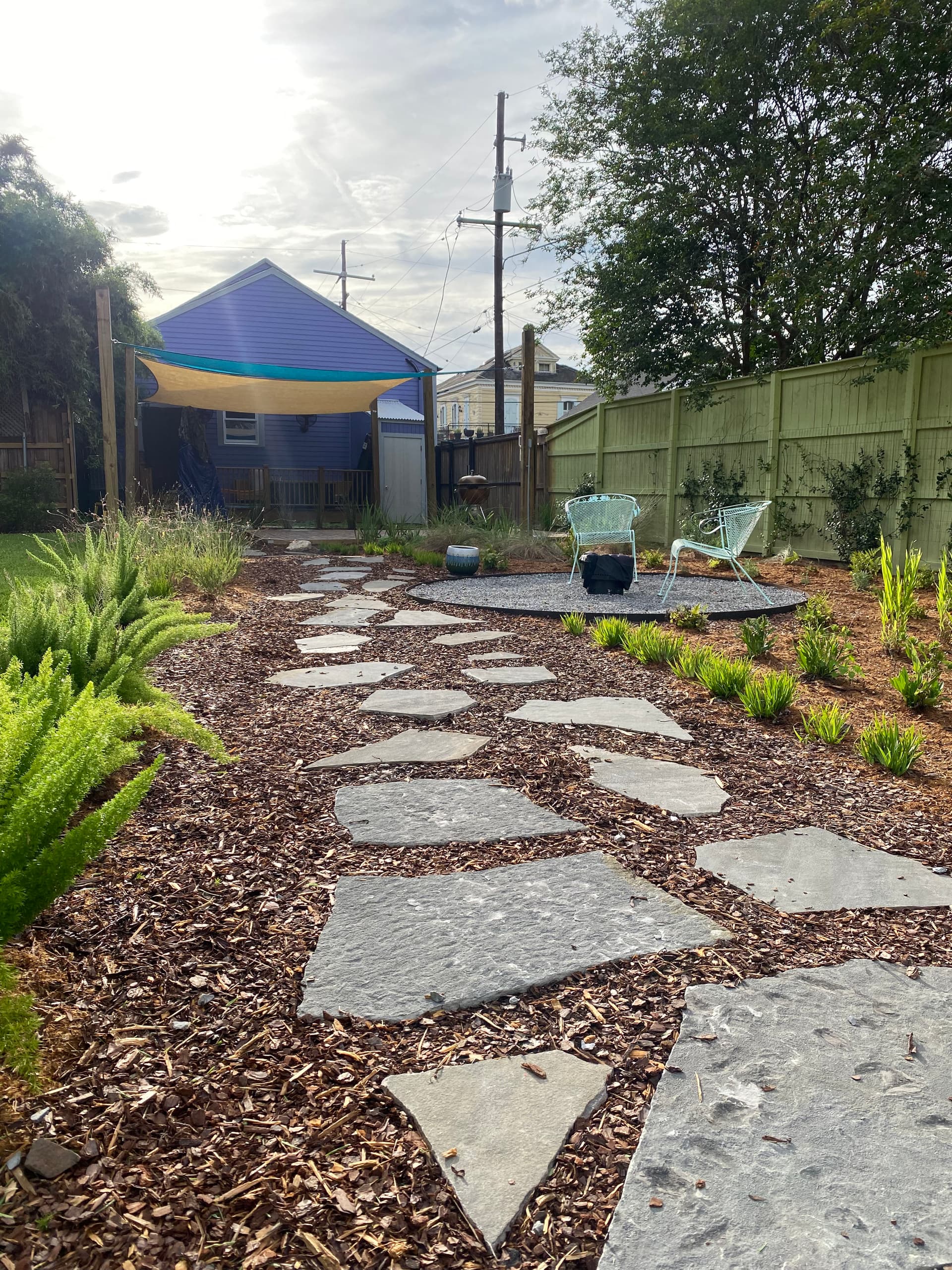 Gallery photos for Full Backyard Redesign From Bare Dirt to Backyard Oasis in New Orleans: Image #9