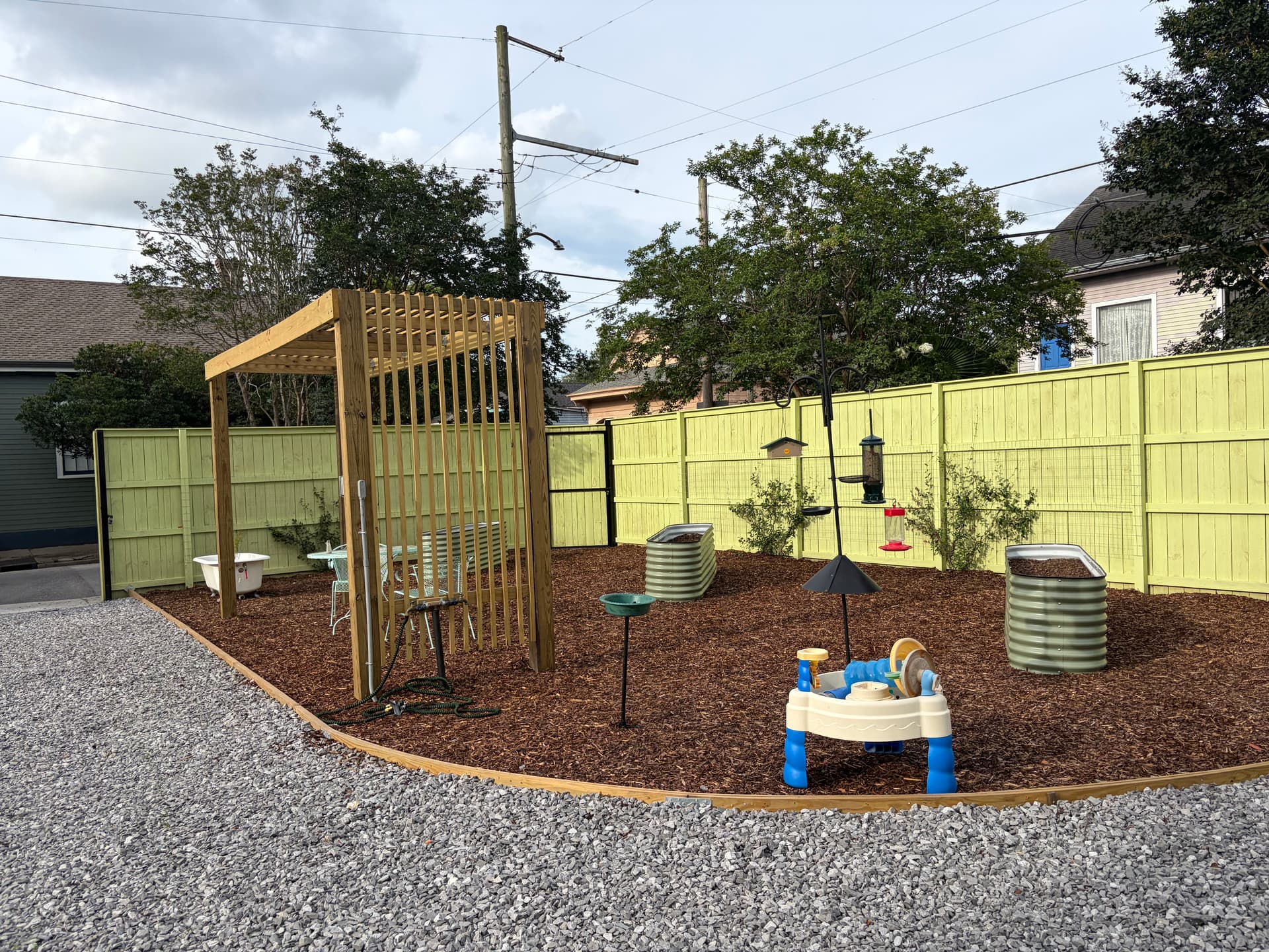 Gallery photos for Full Backyard Redesign From Bare Dirt to Backyard Oasis in New Orleans: Image #6