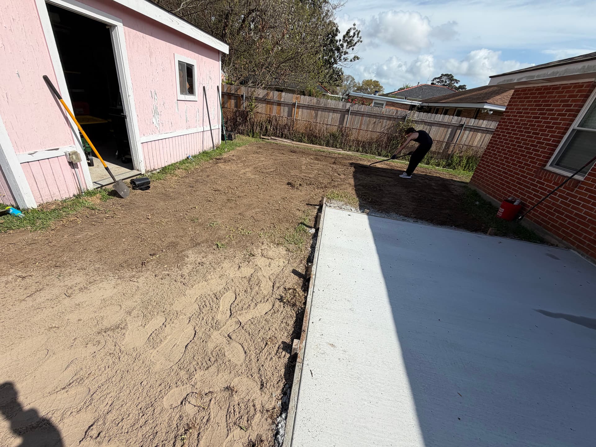 Gallery photos for Backyard Lawn Makeover with St. Augustine Grass: Image #1