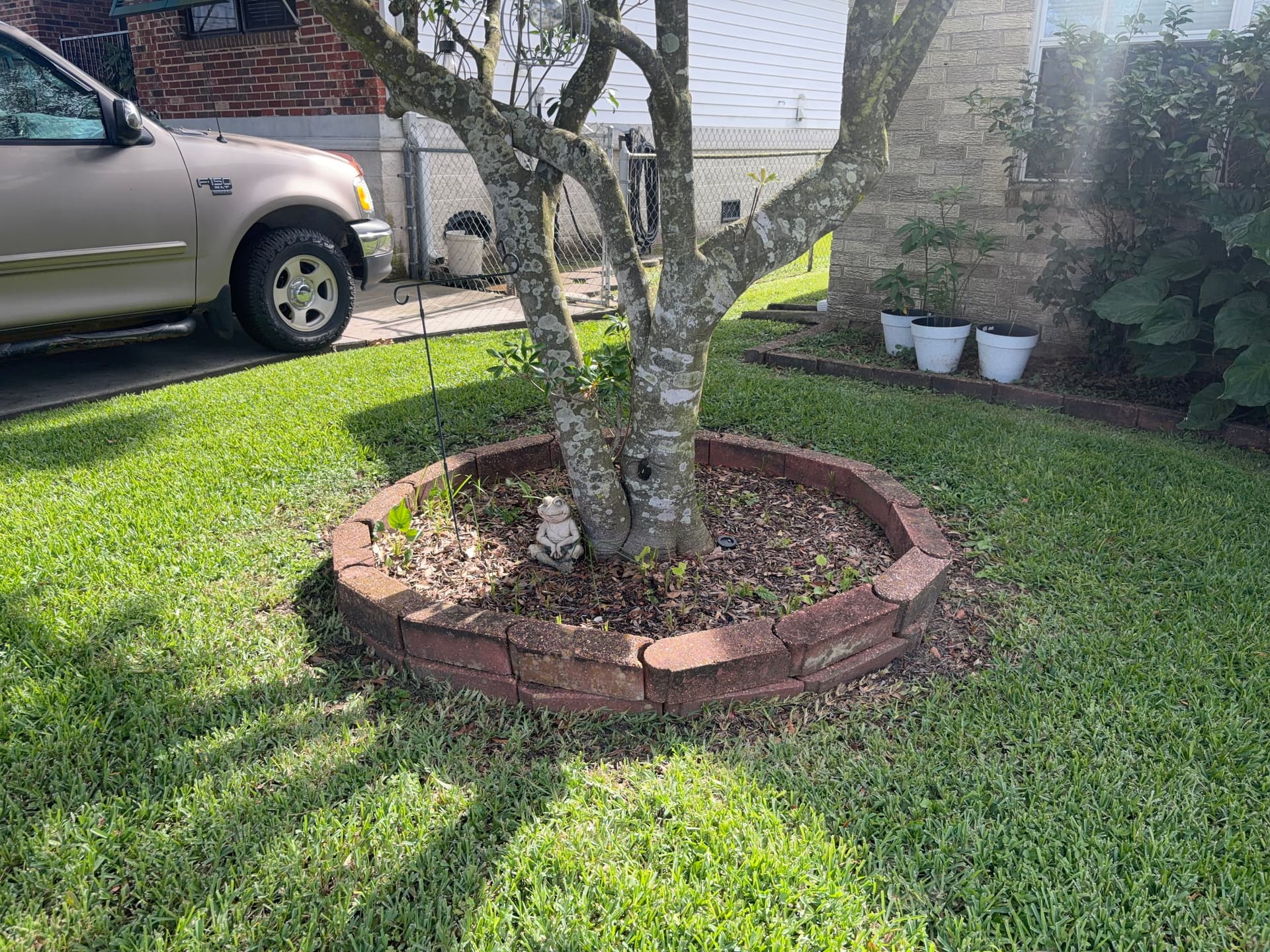 Gallery photos for Fresh Mulch, New Plants, and Trimmed Boxwoods Make This Front Yard Pop: Image #1